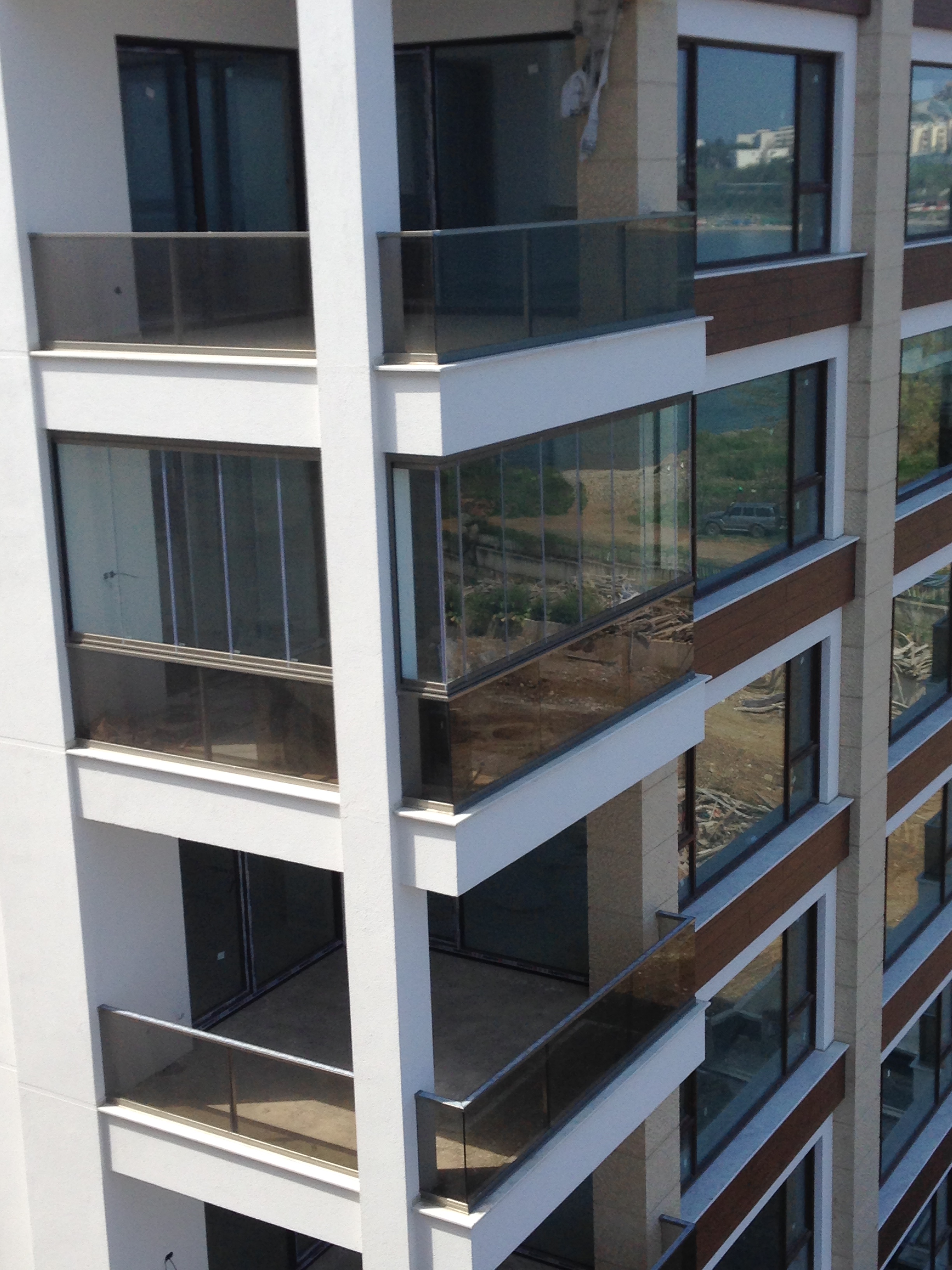 Cam balkon sistemi projesi Trabzon
